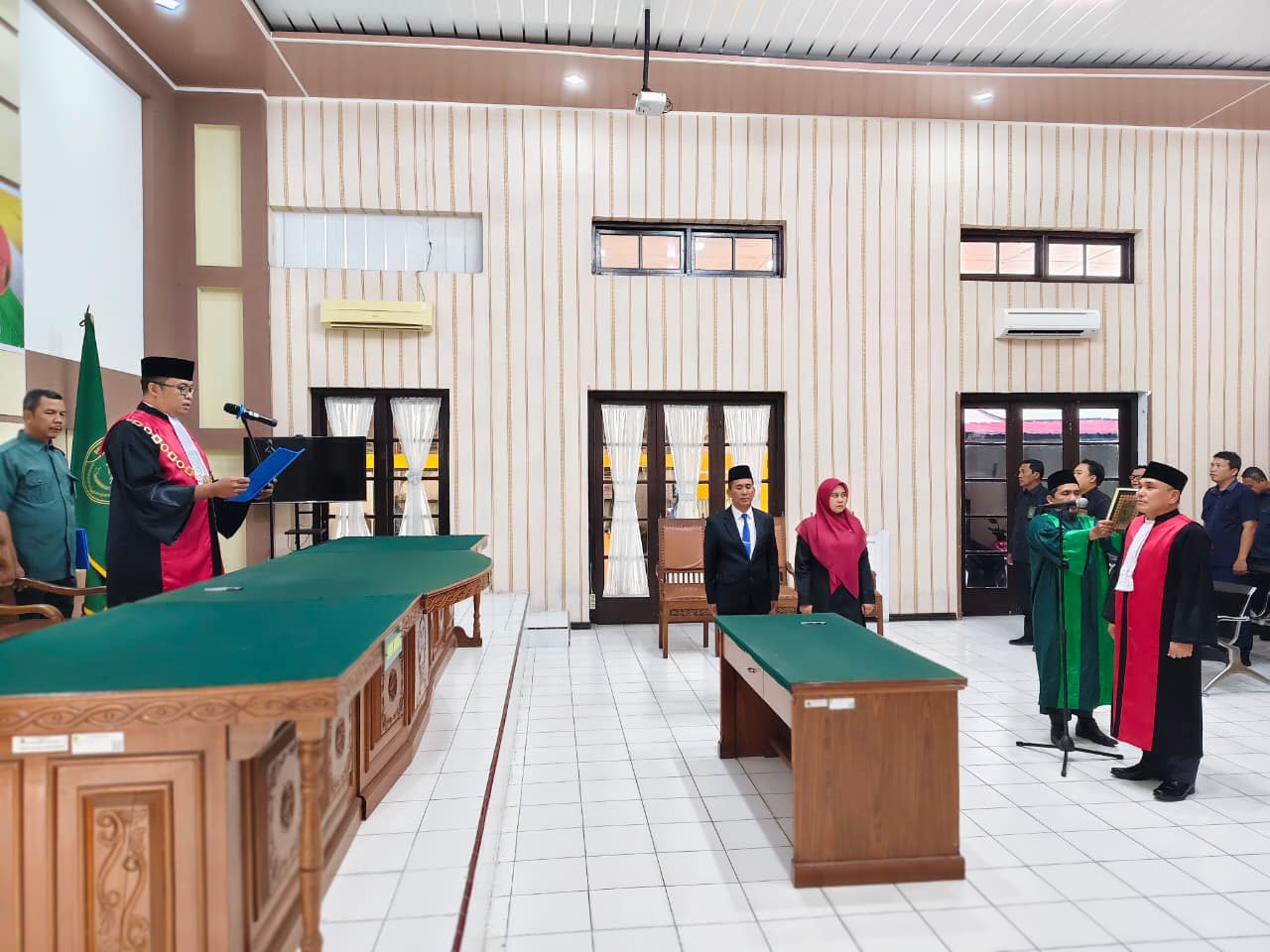 PENGAMBILAN SUMPAH JABATAN DAN PELANTIKAN WAKIL KETUA PENGADILAN NEGERI TEBING TINGGI